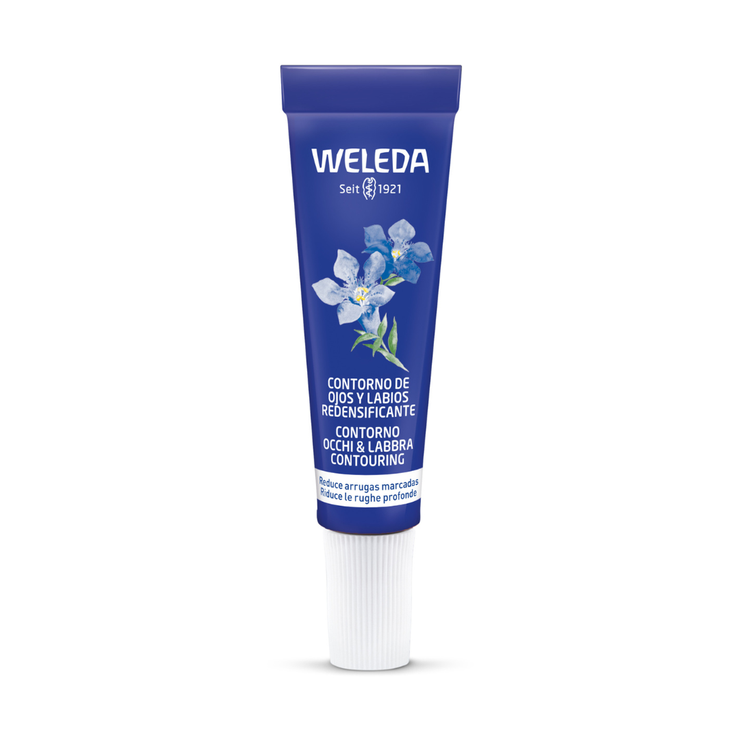 CONTORNO DE OJOS Y LABIOS GENCIANA AZUL, WELEDA 10 ml