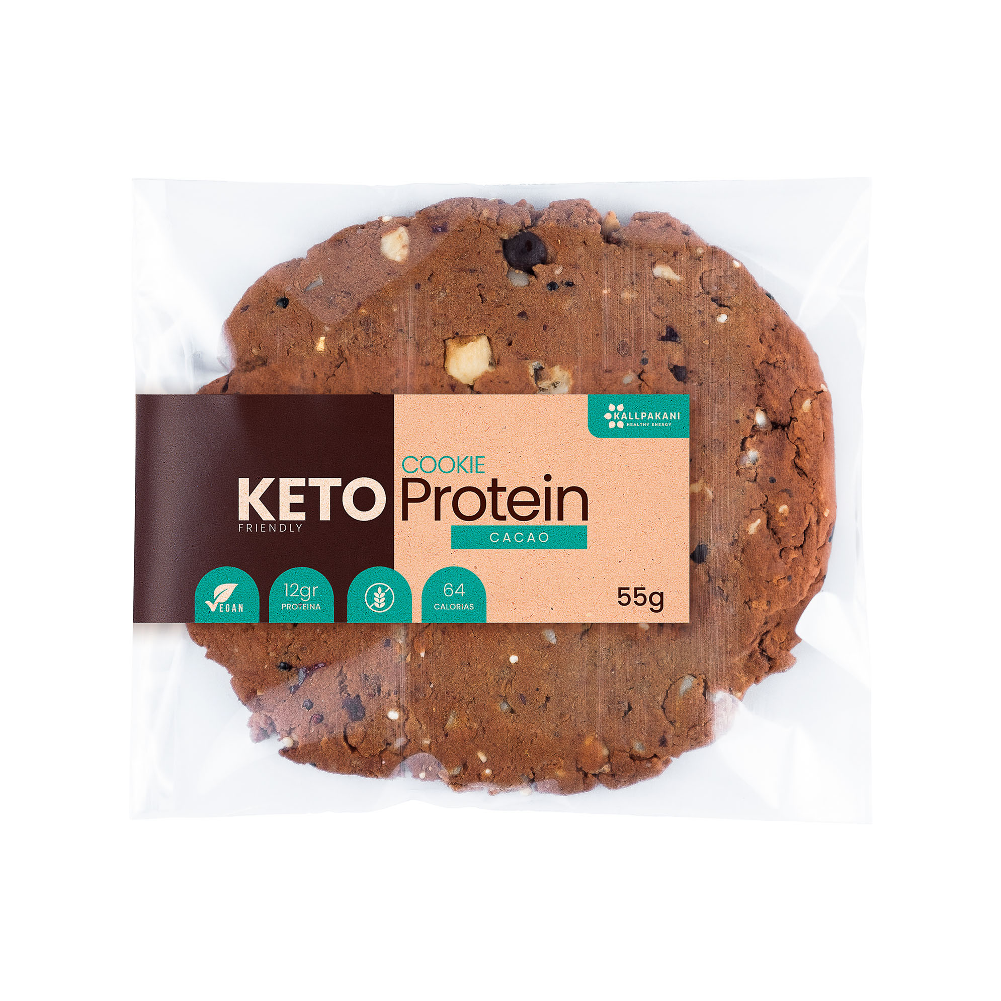 GALLETÓN KETO CACAO, NITAY 55 G