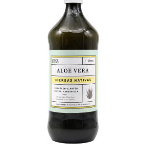 GEL ALOE VERA CON HIERBAS NATIVAS, EL ALBA 1 Lt