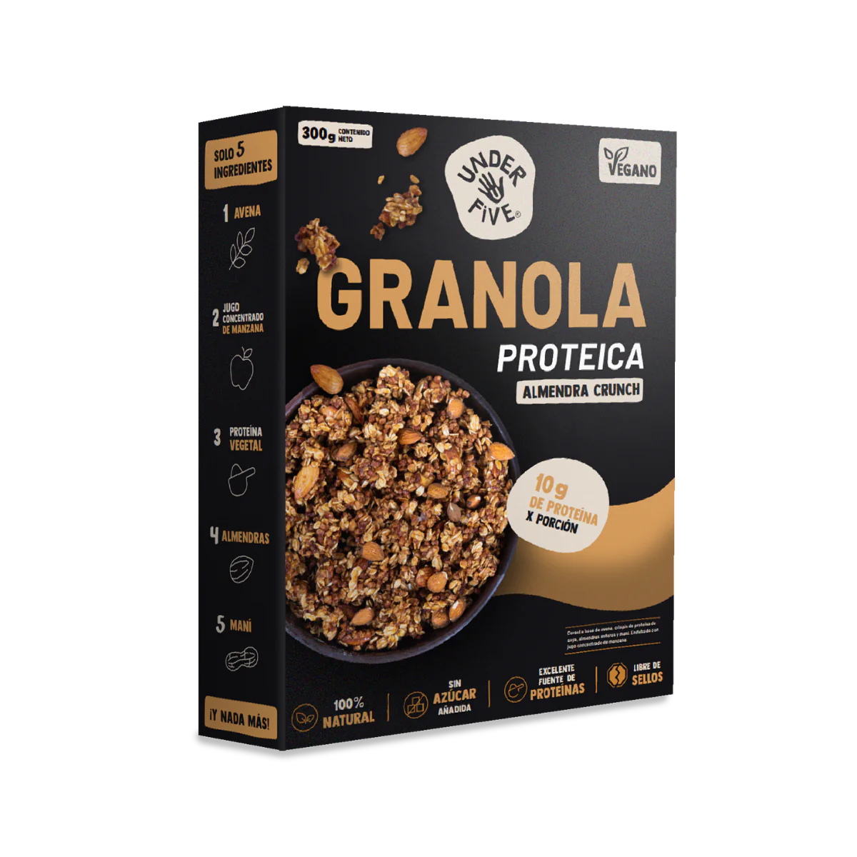 GRANOLA PROTEICA CRUNCH, UNDER FIVE 300 g