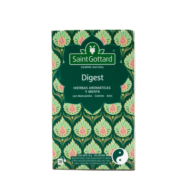 INFUSIÓN DIGEST 20 BOLSITAS, SAINT GOTARD