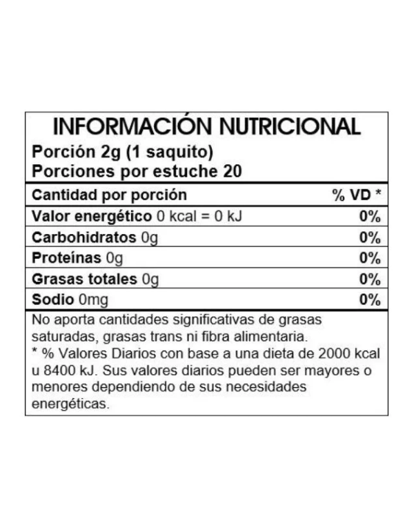 INFUSIÓN DURAZNO MARACUYÁ 20 BOLSITAS, SAINT GOTARD