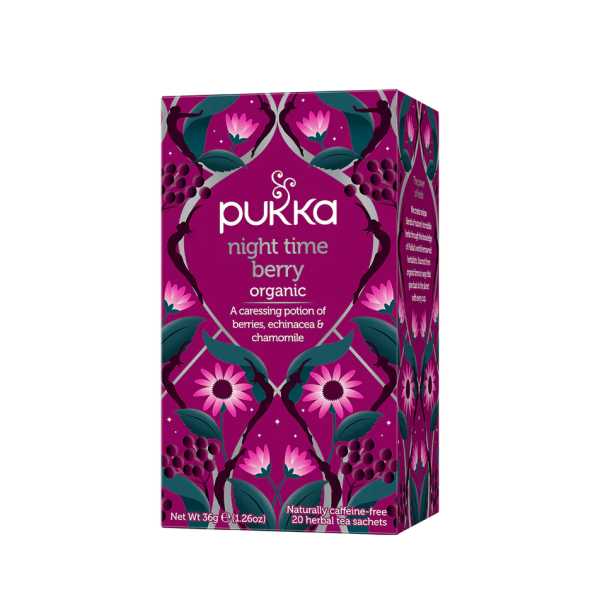 INFUSIÓN NIGHT TIME BERRY, PUKKA 20 BOLSAS