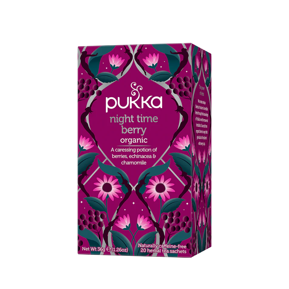 INFUSIÓN NIGHT TIME BERRY, PUKKA 20 BOLSAS