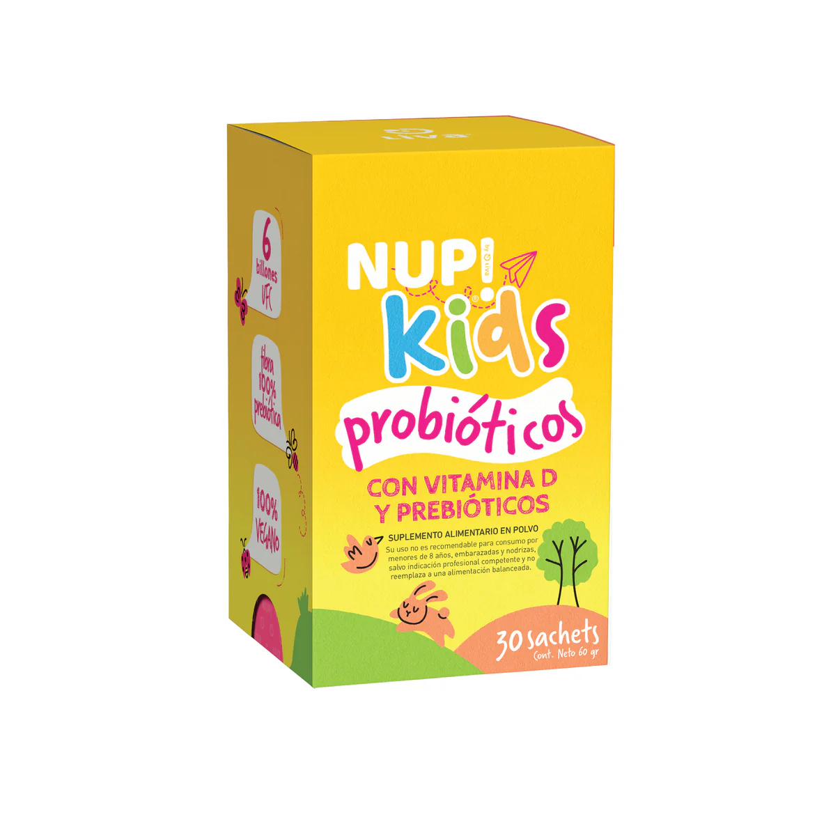 NUP! PROBIÓTICOS KIDS 30 SACHETS