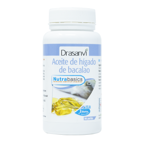 ACEITE DE HÍGADO DE BACALAO 90 CÁPSULAS, DRASANVI