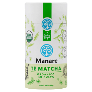 TÉ MATCHA ORGÁNICO, MANARE 50 g