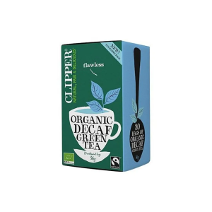 TÉ VERDE DESCAFEINADO ORGÁNICO, CLIPPER 20 BOLSITAS