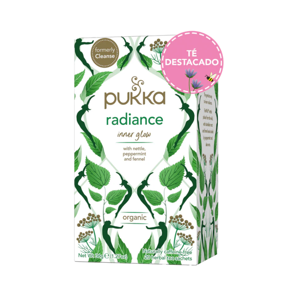 INFUSIÓN RADIANCE, PUKKA 20 BOLSAS