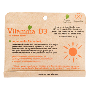 VITAMINA D3, DULZURA NATURAL 125 PORCIONES