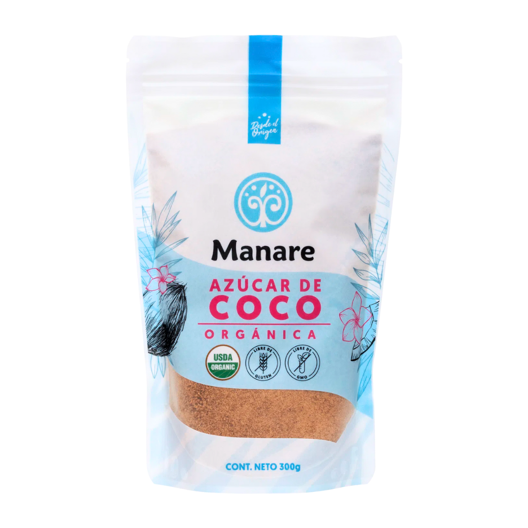 AZÚCAR DE COCO, MANARE 300 g