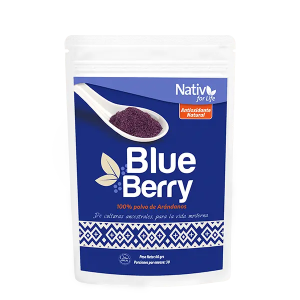 BLUE BERRY ORGÁNICO EN POLVO, NATIV FOR LIFE 60 g