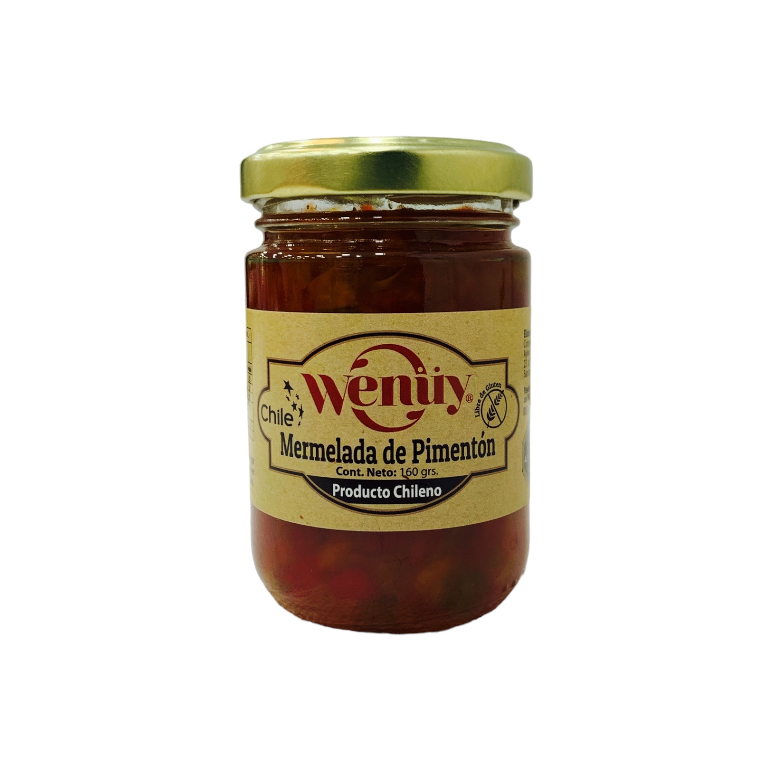 MERMELADA DE PIMENTÓN, WENUY 160 g