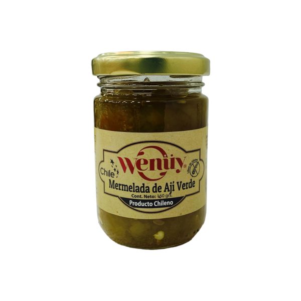 MERMELADA DE AJÍ VERDE, WENUY 160 g