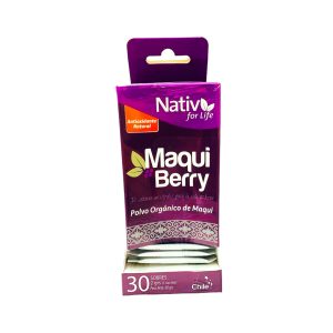 MAQUI ORGÁNICO EN POLVO, NATIV FOR LIFE 30 SACHET