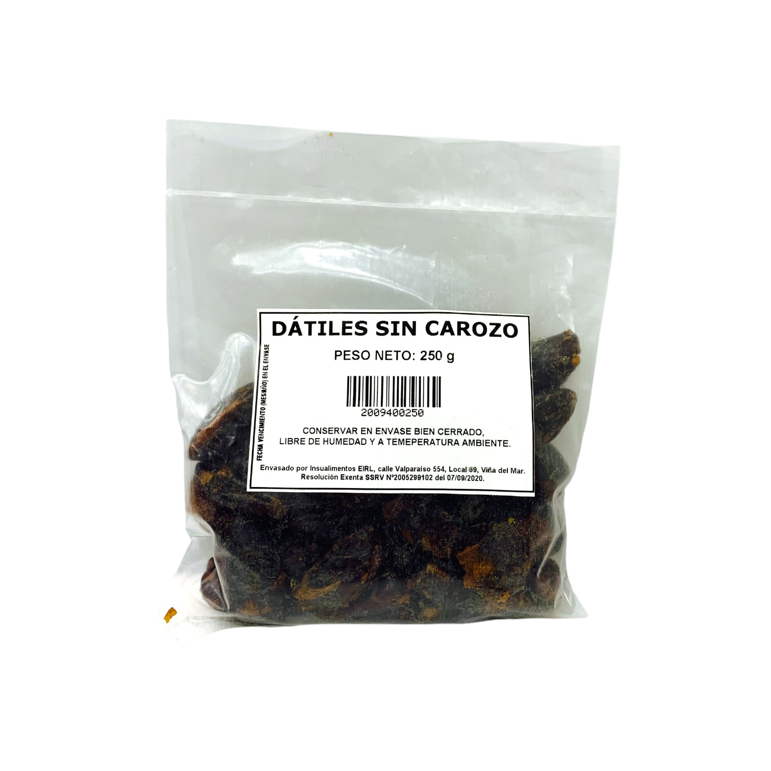 DÁTILES SIN CAROZO - 250 g