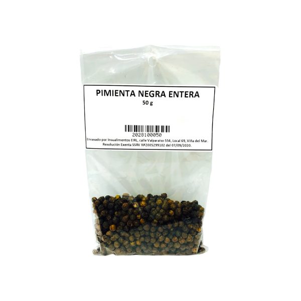 PIMIENTA NEGRA ENTERA - 50 g