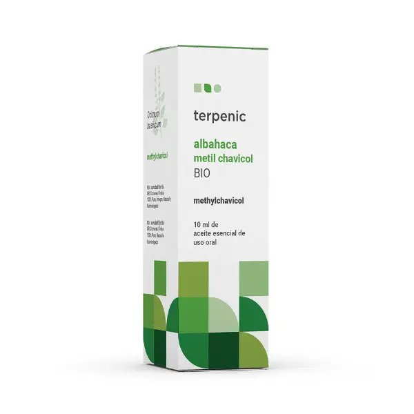 ACEITE ESENCIAL TERPENIC ALBAHACA METIL CHAVICOL BIO - 10 ml