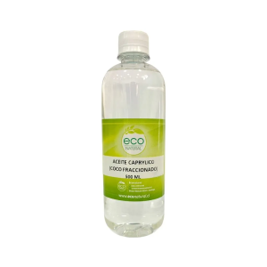 ACEITE DE COCO FRACCIONADO (ACEITE CAPRYLICO) – 500 cc