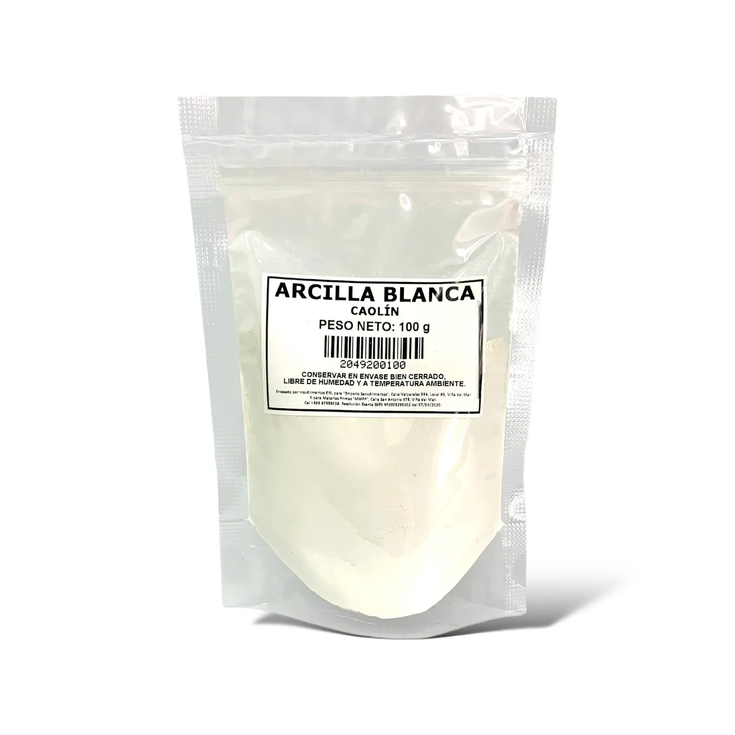 ARCILLA BLANCA (CAOLÍN) - 100 g