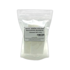 BASE JABÓN SÓLIDO GLICERINA BLANCA – 500 g