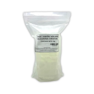 BASE JABÓN SÓLIDO GLICERINA CRISTAL – 1 Kg