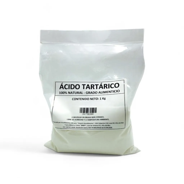 ÁCIDO TARTÁRICO - 1 Kg