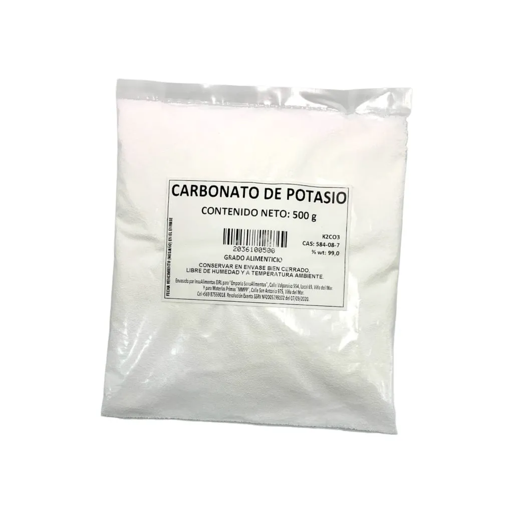 CARBONATO DE POTASIO FG - 500 g