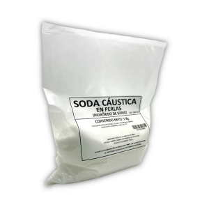 SODA CÁUSTICA (HIDRÓXIDO DE SODIO)  EN PERLAS – 1 Kg