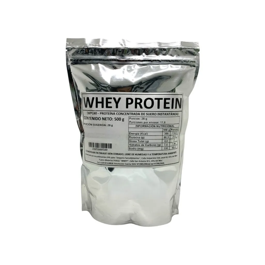 WHEY PROTEIN - PROTEÍNA DE SUERO - 500 g