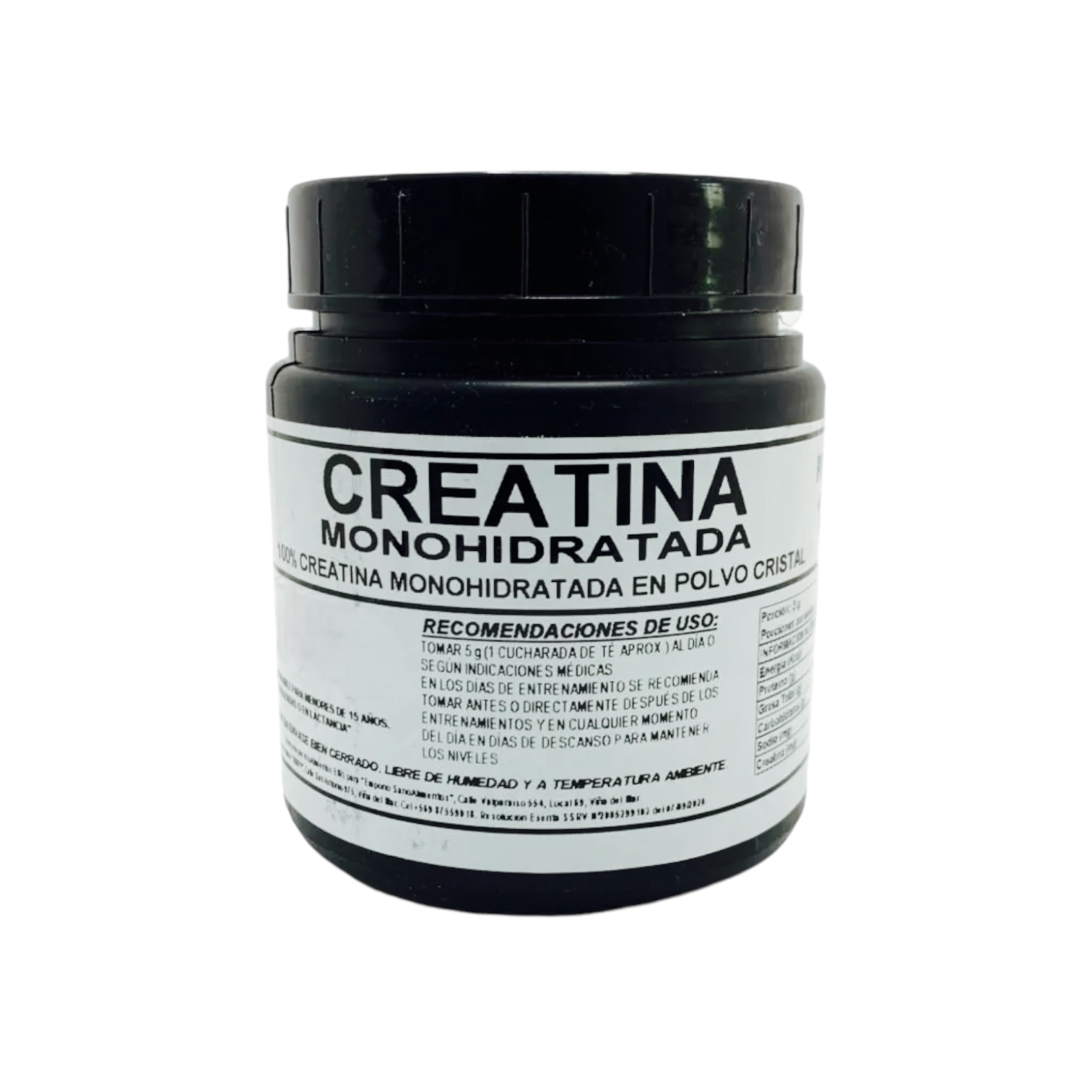 CREATINA MONOHIDRATADA (PRO) - 100 g