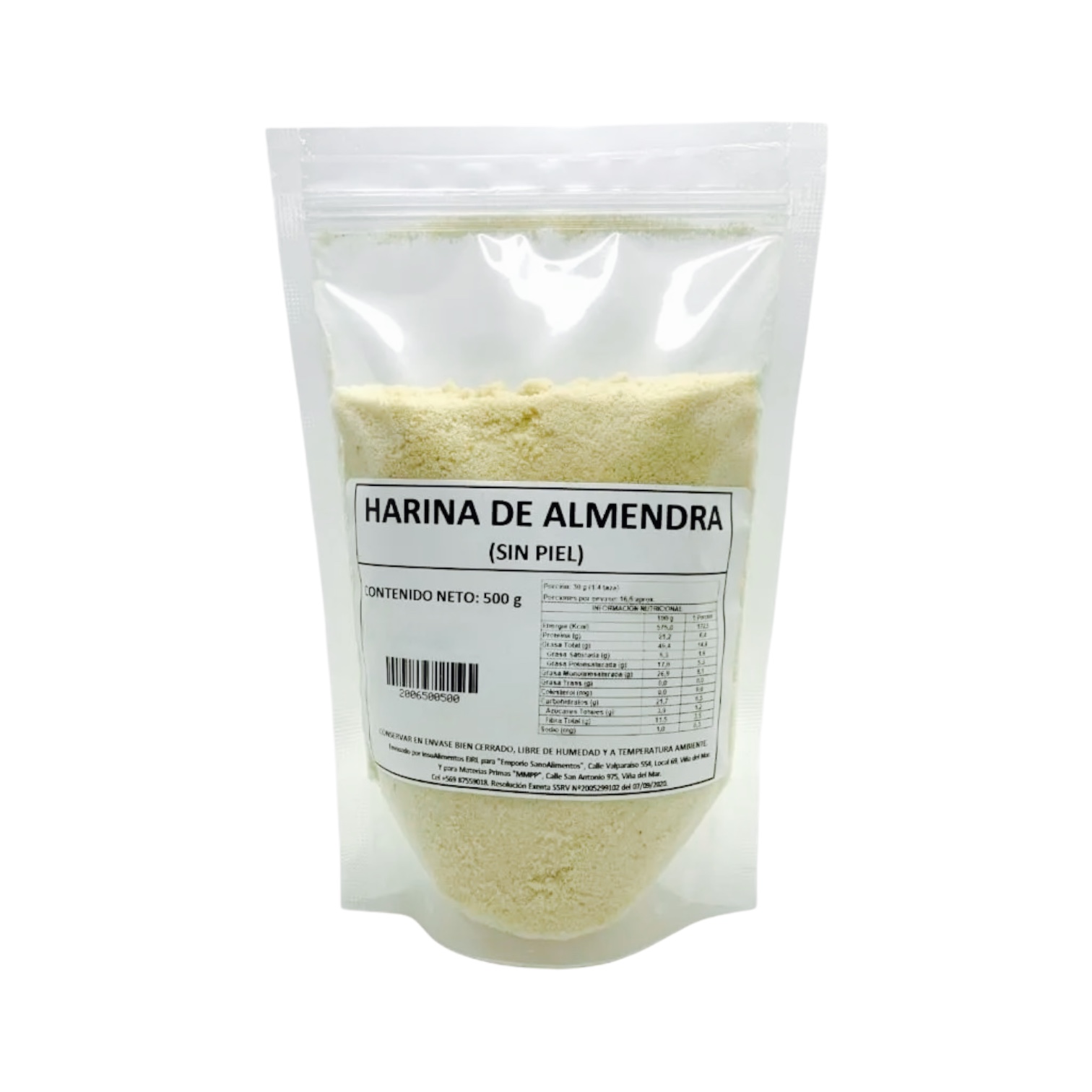 HARINA DE ALMENDRA SIN PIEL - 500 g