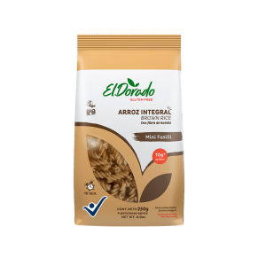 PASTA ARROZ INTEGRAL MINI FUSILLI, EL DORADO 250 g