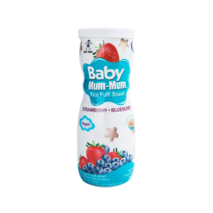 PUFF ARROZ FRUTILLA ARÁNDANO, BABY MUM MUM 50 g