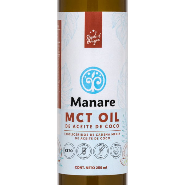 ACEITE DE COCO MCT OIL, MANARE - 250 ml