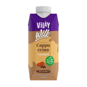 BEBIDA VEGETAL WILK CAPUCCINO CARAMELO, VILAY 330 ml