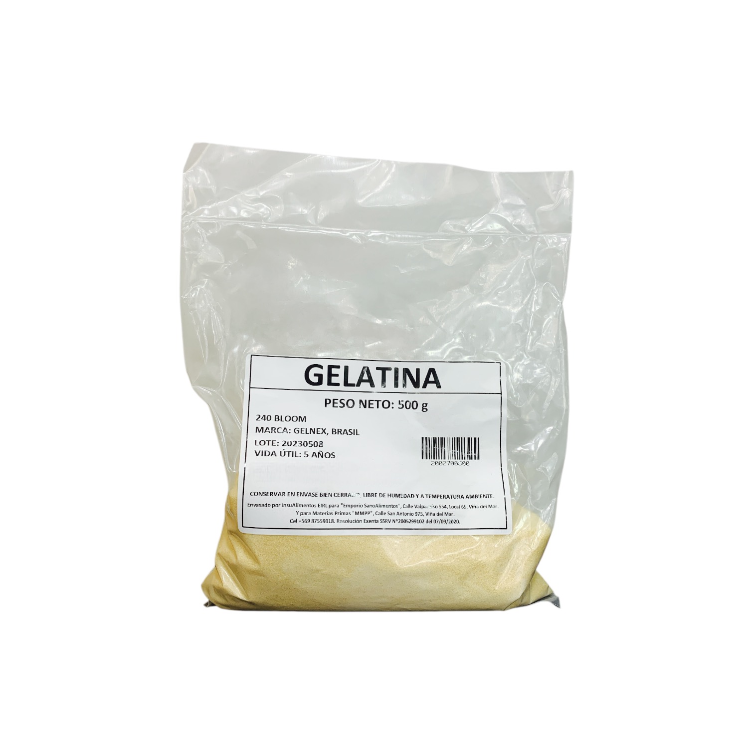 GELATINA 240 BLOOM - 500 g