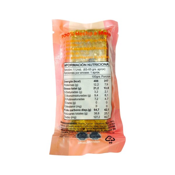 BARRITAS SUPER ALIMENTO, SIN GLUTEN 60 G