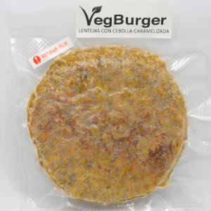 HAMBURGUESAS VEG BURGER UN – LENTEJAS CON CEBOLLA CARAMELIZADA