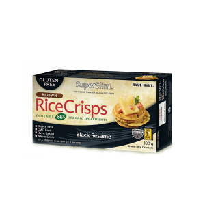 GALLETAS RICECRISP SÉSAMO NEGRO SIN GLUTEN 100 g