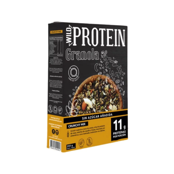 GRANOLA CRUNCHY, WILD PROTEIN 350 g