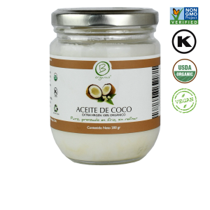 ACEITE DE COCO EXTRA VIRGEN, BE ORGANICS – 200 ml