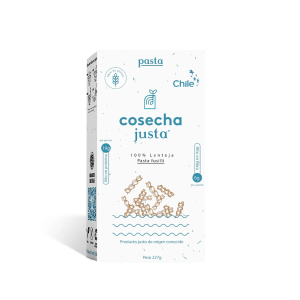 PASTA DE LENTEJAS SIN LUTEN, COSECHA JUSTA 227 g