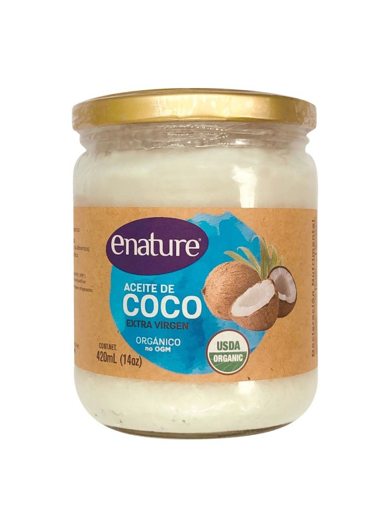 ACEITE DE COCO ORGANICO, ENATURE 420 cc