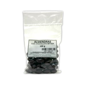 ALMENDRA CON CHOCOLATE BITTER – 100 g