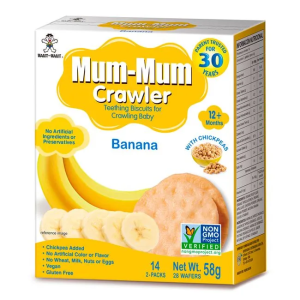 GALLETAS CRAWLER, BABY MUM MUM PLÁTANO 58 g