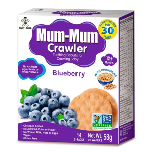 GALLETA CRAWLER, BABY MUM MUM ARÁNDANO 58 g