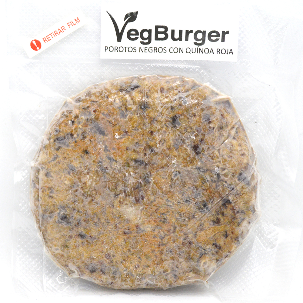 HAMBURGUESAS VEG BURGER UN - POROTO NEGRO CON QUINOA