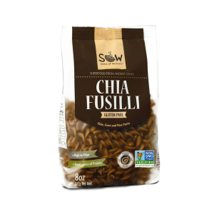 FUSILLI DE CHÍA SIN GLUTEN, SOW 227 g