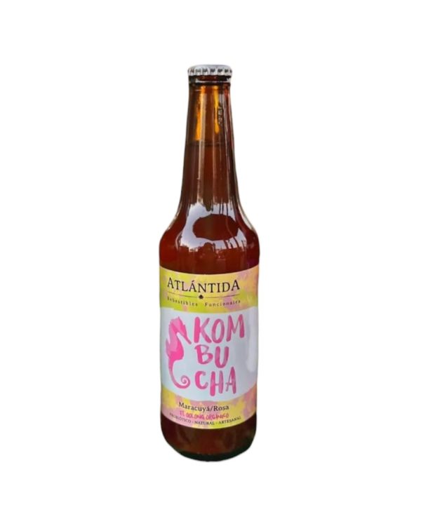 KOMBUCHA MARACUYÁ ROSA, ATLÁNTIDA 330 cc